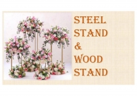 Steel stand & Wood stand